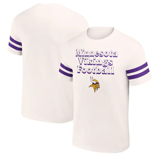 Men's Minnesota Vikings Cream x Darius Rucker Collection Vintage T-Shirt Men's Minnesota Vikings Cream x Darius Rucker Collection Vintage T-Shirt